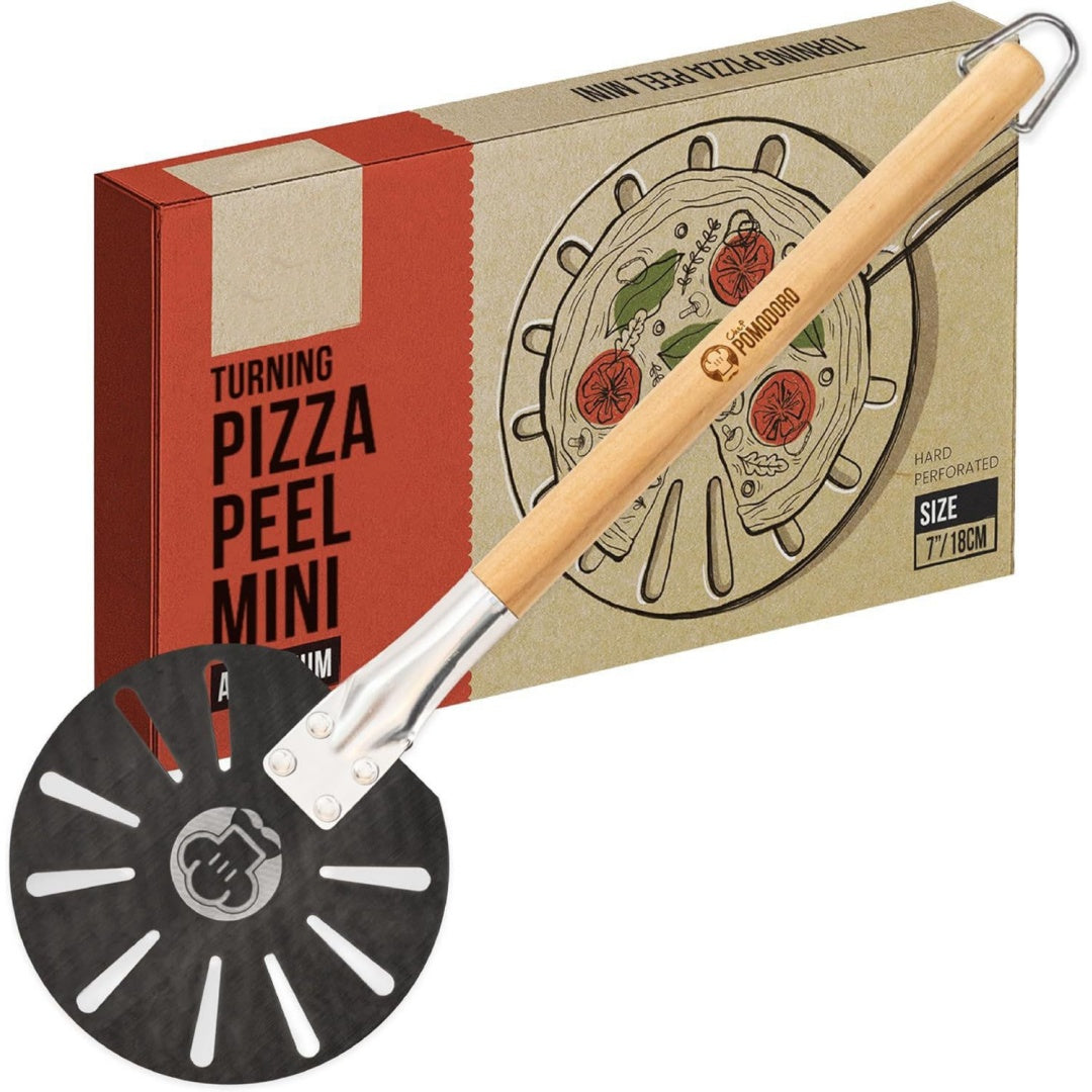Pizzaschieber Pizzaschaufel Pizza Schaufel Metall Aluminium mit Holzgriff fuer Pizzastein - Pizza Schaufel fuer den Grill Backofen 178 cm fuer Pizzastein Grill und Backofen geeignet